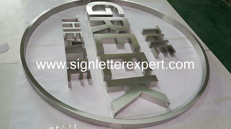 brushed stainless steel letter signs (1)