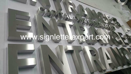 03 brushed stainless steel lettering signs (2)