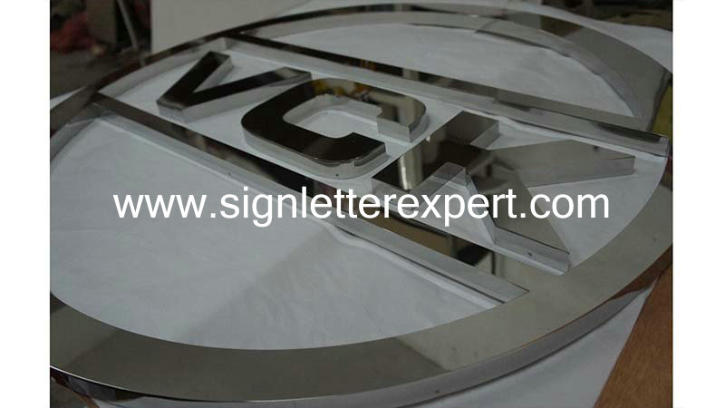 03 polished stainless steel logo signage (1)