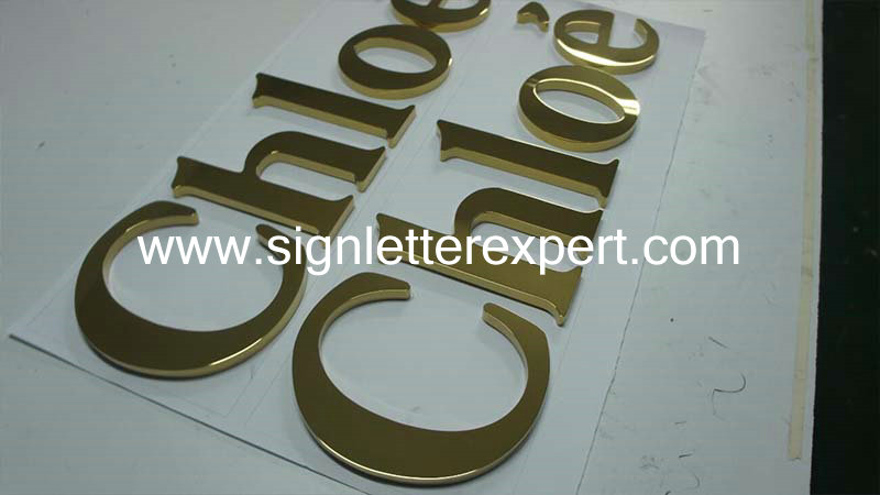 05 golden polished stainless steel letter signs (1)