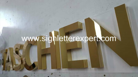 05 golden polished stainless steel letter signs (7)