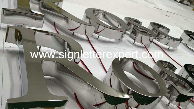 07 polished chromed stainless steel signage (6)