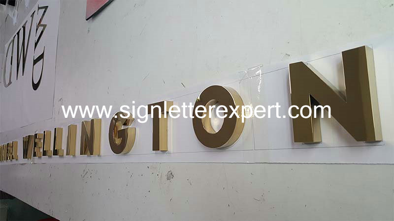 08 3D polished stainless steel letter signs (2)