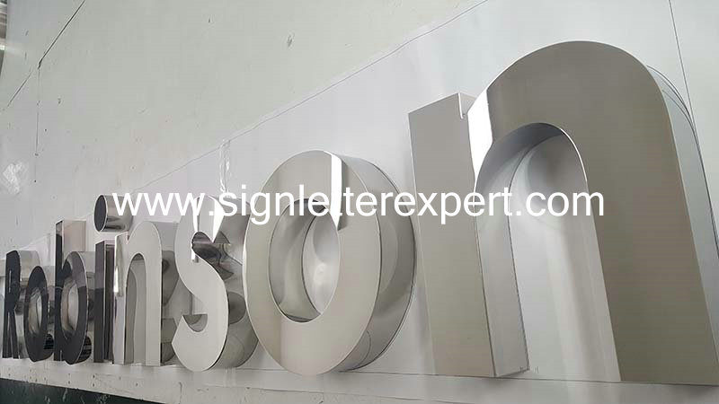 08 3D polished stainless steel letter signs (4)