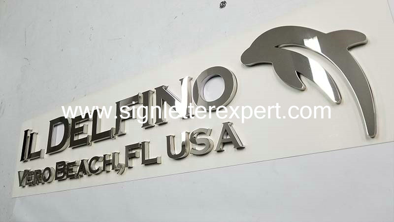 08 3D polished stainless steel letter signs (6)