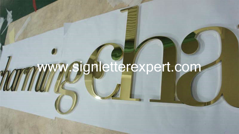 08 3D polished stainless steel letter signs (7)