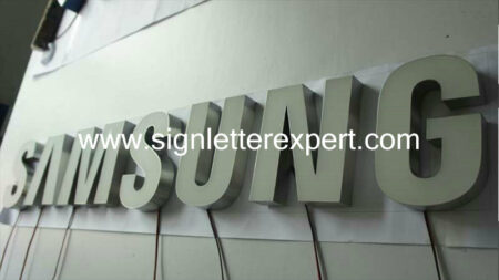 10 resin face lit LED letter signage (2)