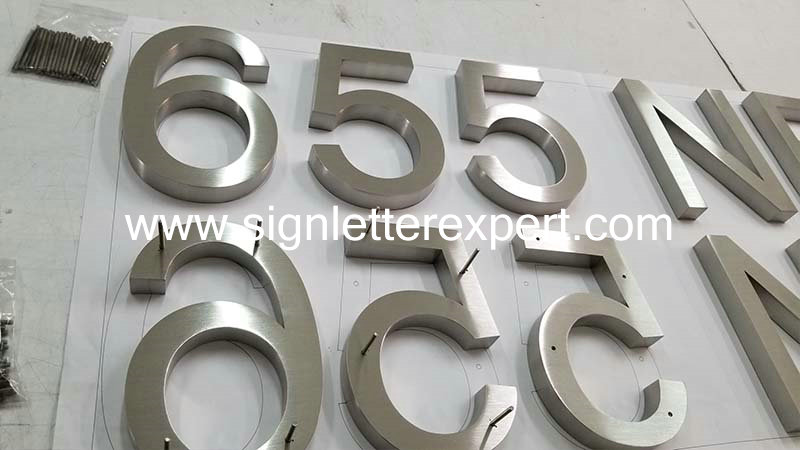 satin stainless steel number signs (12)